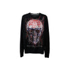PHILIPP PLEIN Schwarze Strickmütze mit Totenkopf Größe M 24183051 [P]