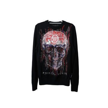Philipp Plein Black Skull Knit Size M 24183051