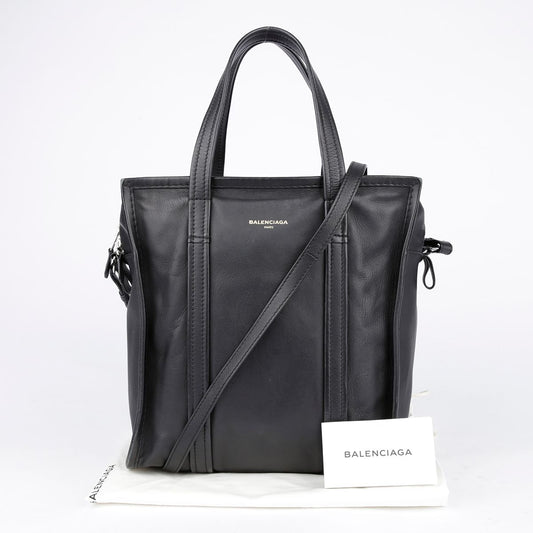 BALENCIAGA バザール トートバッグ兼ショルダーバッグ スモール ブラック 443096 24437439