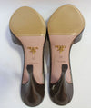 PRADA Perlen graue Schuhe 37 25380205 [P]
