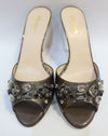 PRADA Perlen graue Schuhe 37 25380205 [P]