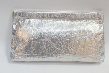 ACNE STUDIOS Akne Silberfolie Clutch 34x32x18 25402179