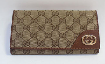 GUCCI Brauner Geldbeutel 181593 25436874