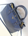 Prada Saffiano Navy Tote Bag 25663541 [P]