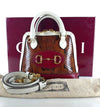 Gucci Mini Python Horsebit 1955 Top Handle Shoulder Bag Crossbody 640716 16060 163016485 [P]