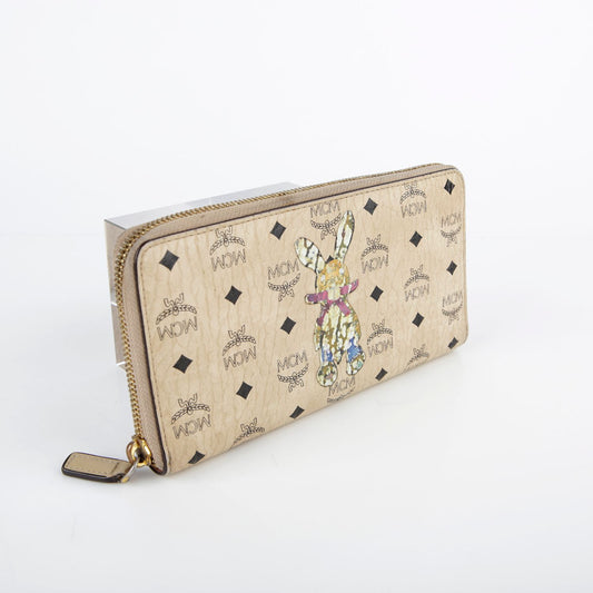 MCM Visetos Leather Long Wallet 26098272