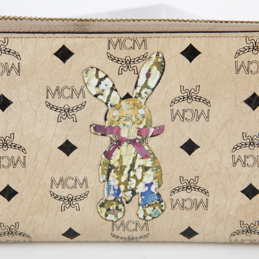 MCM Visetos Leather Long Wallet 26098272