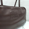 Miu Miu Leather Top Handle Bag Medium Brown 5BB172 10635 163154608 [P]