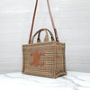 Celine Small Triomphe Check Tote Shoulder Bag 199162EP8 10528 163154625 [P]