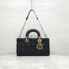 Dior Medium Bag Black Cannage Lambskin M0540ONGE 9809 163154681 [P]