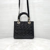 Dior Lady Medium Bag Black Patent M0565OWCB 9408 163154698 [P]