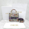 Dior Flower Embroidered Lady Delight Bag Medium 8071 163154763 [P]