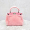 Fendi Peekaboo Pink Shearling Mini 7684 163154791 [P]