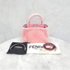 Fendi Peekaboo Pink Shearling Mini 7684 163154791 [P]