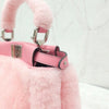 Fendi Peekaboo Pink Shearling Mini 7684 163154791 [P]