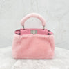 Fendi Peekaboo Pink Shearling Mini 7684 163154791 [P]
