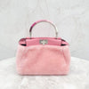 Fendi Peekaboo Pink Shearling Mini 7684 163154791 [P]