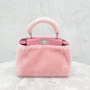 Fendi Peekaboo Pink Shearling Mini 7684 163154791 [P]