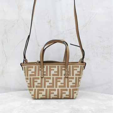 Fendi FF Mini Jacquard Roll Bag 8BS096 7269 163154805 [P]
