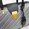 Thom Browne Coated Canvas Leather Frame Briefcase MAG310A 6669 163154825 [P]
