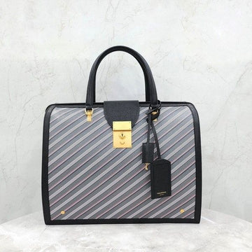 Thom Browne Coated Canvas Leather Frame Briefcase MAG310A 6669 163154825 [P]