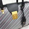 Thom Browne Coated Canvas Leather Frame Briefcase MAG310A 6669 163154825 [P]
