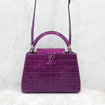 Louis Vuitton Capucines BB Amethyste Crocodile 5680 163154856 [P]