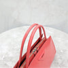 Prada Pink Triangle Logo Brush Leather Tote Bag 5502 163154860 [P]