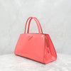 Prada Pink Triangle Logo Brush Leather Tote Bag 5502 163154860 [P]
