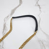 Prada Saffiano Leather Envelope Chain Shoulder Bag Black 1BD200 10681 163155816 [P]