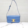 Celine Blue Triomphe Claude Shoulder Bag 194143BF4 10598 163155838 [P]