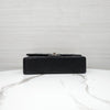 CHANEL Classic Medium Flap Shoulder Bag Lambskin Black Silver A01112 163155874 [P]