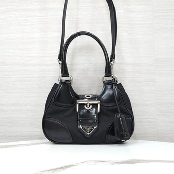 Prada Moon Nylon Leather Bag 1BA381 10396 163155878 [P]