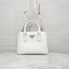 Prada White Saffiano Lux Multi Pouch Shoulder Bag 1BA296 9866 163155949 [P]