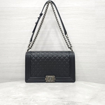 CHANEL Boy Caviar Chain Flap Bag Medium A67086 9763 163155965 [P]