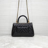 CHANEL Chevron Coco Handle Small Flap Bag A92990 9276 163155995 [P]