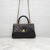 CHANEL Chevron Coco Handle Small Flap Bag A92990 9276 163155995 [P]