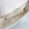 CHANEL Boy Bag Medium Chevron Caviar White Gold 9069 163156008 [P]