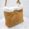 CHANEL Medium Shearling Suede Bag 9007 163156019 [P]