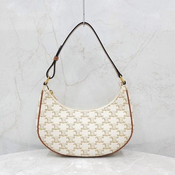 Celine White Triomphe Aba Bag 193952BZJ 7031 163156121 [P]