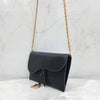 Dior Saddle WOC Chain Bag Small Black S5614CCEH 6723 163156149 [P]