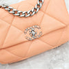 CHANEL 19 Pink Flap Bag Medium Model Internal Chip 6555 163156158 [P]