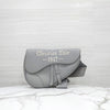 Dior 1947 Stitch Gray Grain Saddle Bag 10363 163156491 [P]