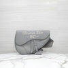 Dior 1947 Stitch Gray Grain Saddle Bag 10363 163156491 [P]