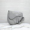 Dior 1947 Stitch Gray Grain Saddle Bag 10363 163156491 [P]