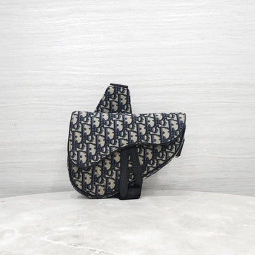 Dior Oblique Jacquard Mini Saddle Bag 9759 163156533 [P]