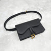 Dior Black Saddle Pouch Belt Bag S5619CBAA 9623 163156538 [P]