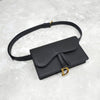 Dior Black Saddle Pouch Belt Bag S5619CBAA 9623 163156538 [P]