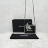CHANEL Mini Top Handle Cosmetic Bag Black White 8846 163156579 [P]