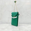 Prada Triangle Logo Green Phone Pouch Leather Mini Chain Bag 8582 163156597 [P]